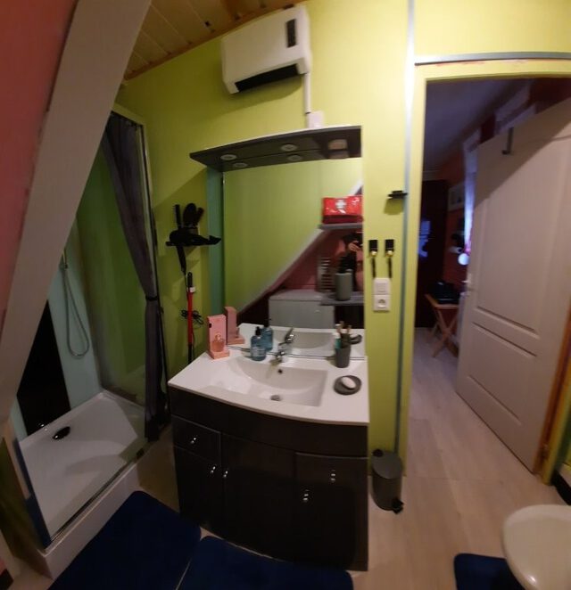 Vasque de la salle de bain du rez-de-chaussée